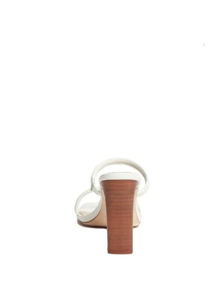Women Shoes Marciano Pearl Leather Double Strap Sandal Ivory Women Shoes Marciano Pearl Leather Double Strap Sandal Ivory