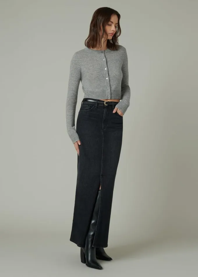 Women Shorts Skirts Joe039s Jeans THE MARTINE MAXI SKIRT Mindset