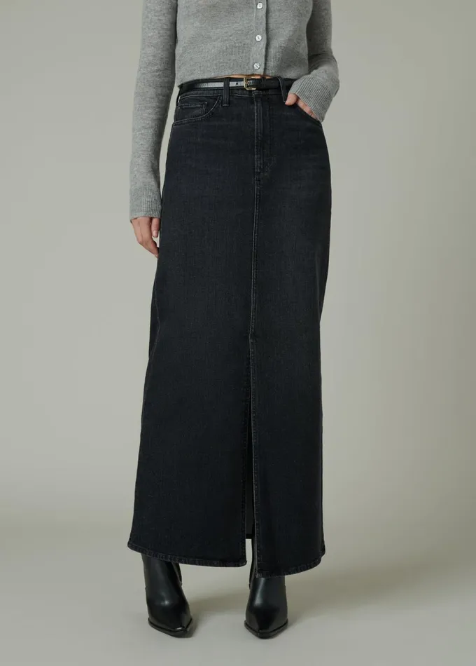 Women Shorts Skirts Joe039s Jeans THE MARTINE MAXI SKIRT Mindset
