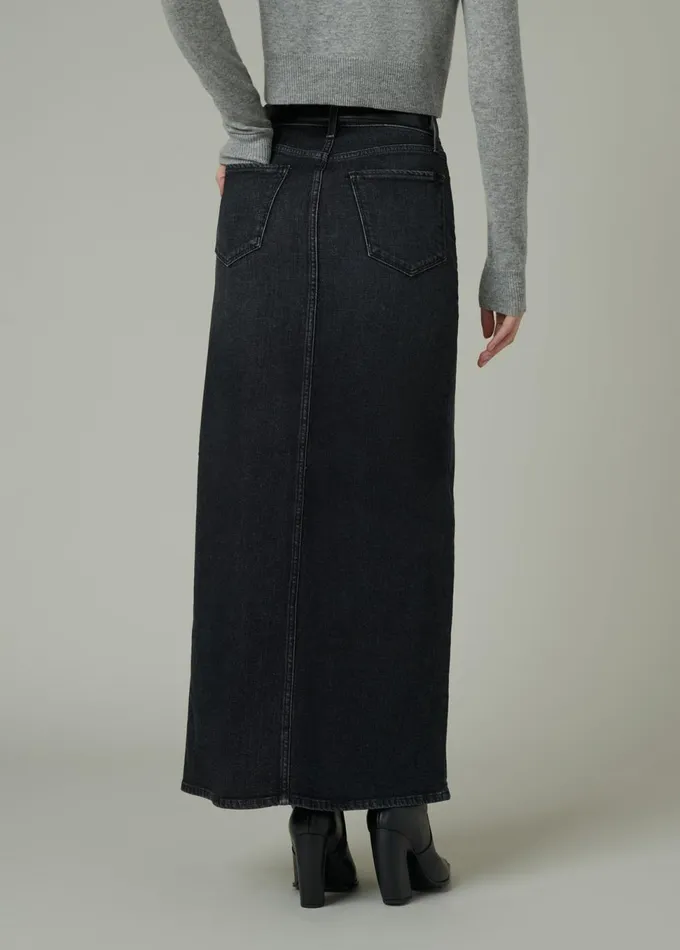 Women Shorts Skirts Joe039s Jeans THE MARTINE MAXI SKIRT Mindset