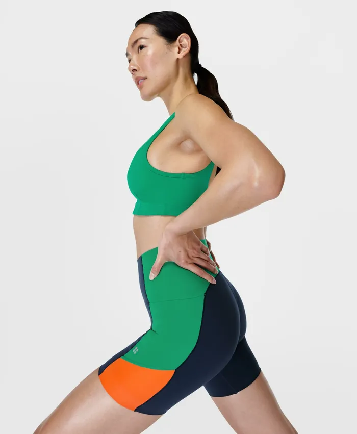 Women Shorts Skirts Sweaty Betty Power Ultrasculpt High Waist 6 Navy Blue
