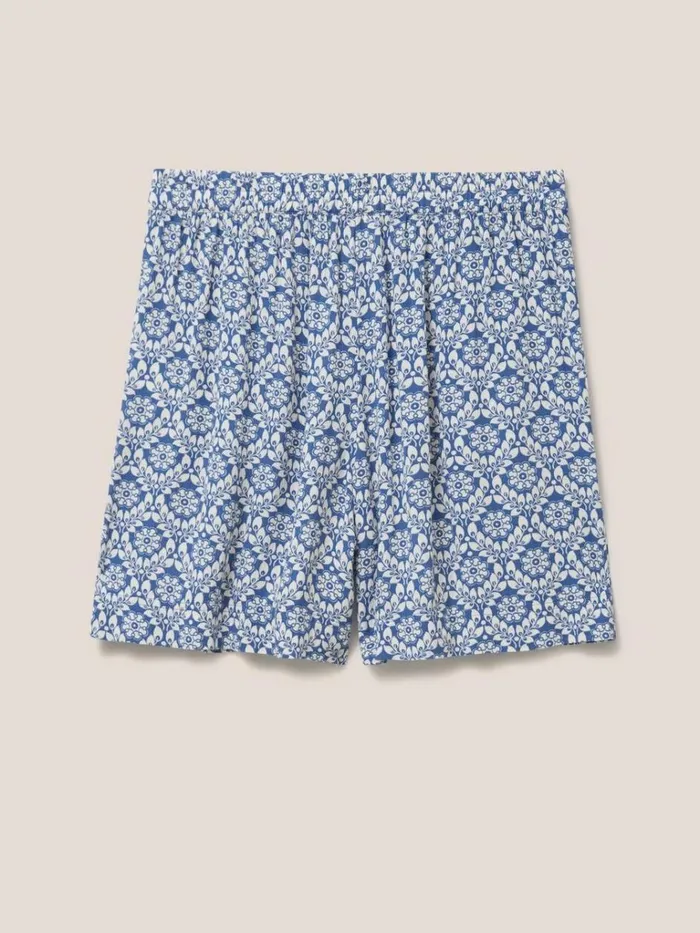 Women SHORTS White Stuff Matilda Crinkle Shorts Blue Multi Women SHORTS White Stuff Matilda Crinkle Shorts Blue Multi