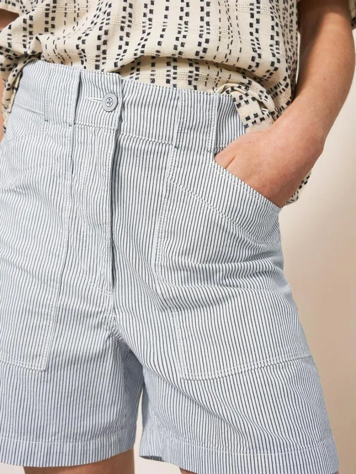 Women SHORTS White Stuff Tessa Chino Shorts Ivory Multi