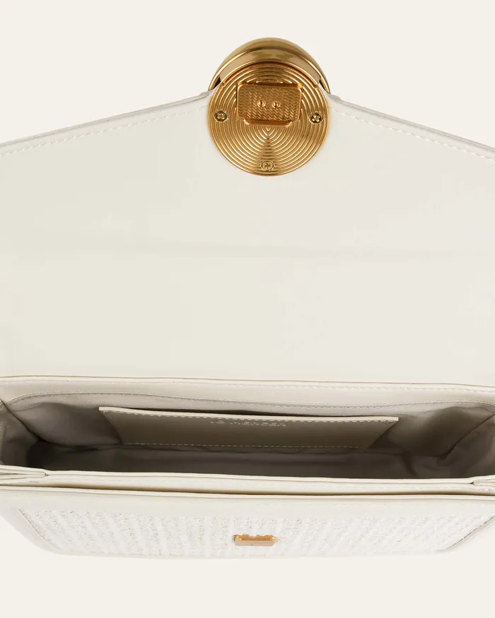 Women SHOULDER BAGS jomercer Rose shoulder bag off white tweed Women SHOULDER BAGS jomercer Rose shoulder bag off white tweed