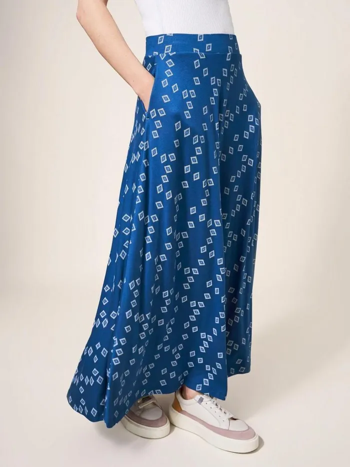 Women SKIRTS White Stuff Jada Jersey Maxi Skirt Navy Multi Women SKIRTS White Stuff Jada Jersey Maxi Skirt Navy Multi