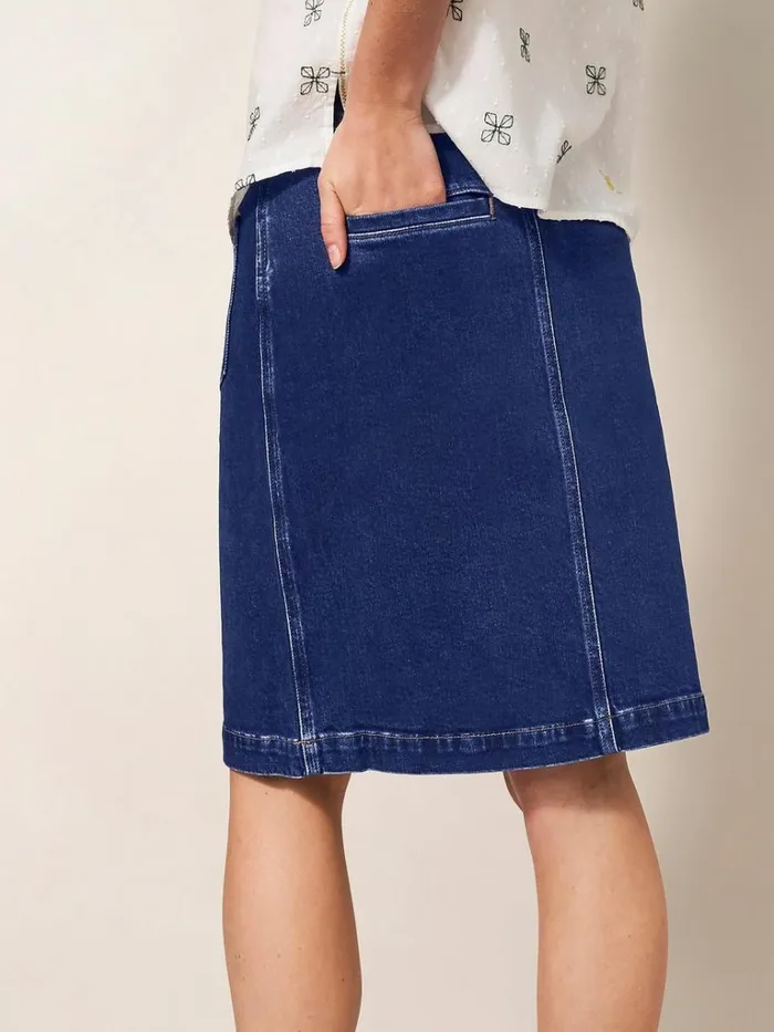 Women SKIRTS White Stuff Melody Denim Skirt Dk Denim Women SKIRTS White Stuff Melody Denim Skirt Dk Denim