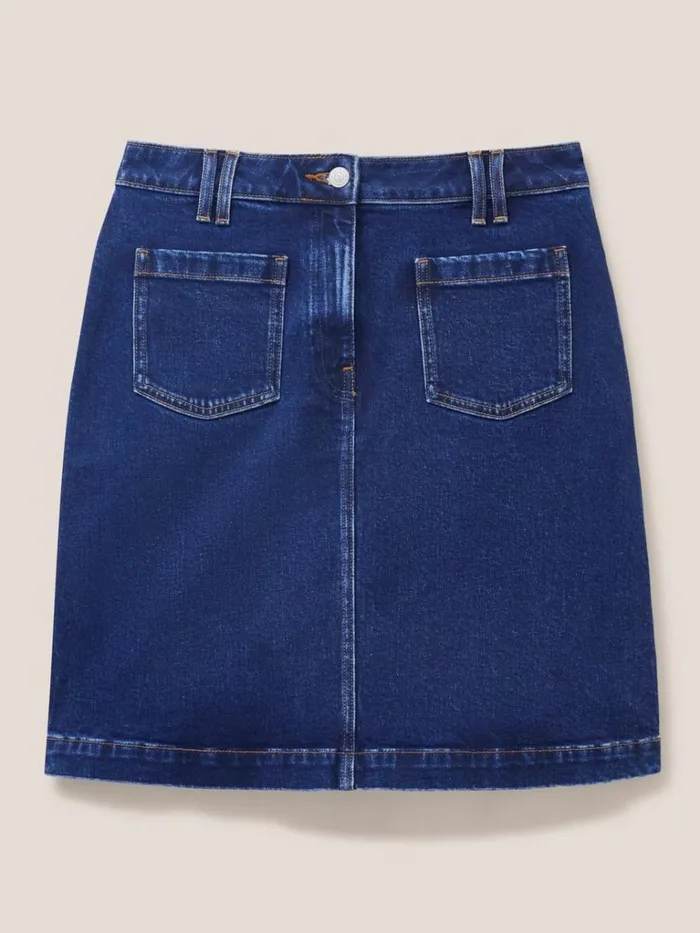 Women SKIRTS White Stuff Melody Denim Skirt Dk Denim Women SKIRTS White Stuff Melody Denim Skirt Dk Denim