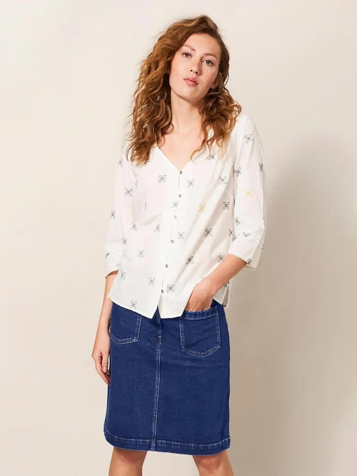 Women SKIRTS White Stuff Melody Denim Skirt Dk Denim Women SKIRTS White Stuff Melody Denim Skirt Dk Denim