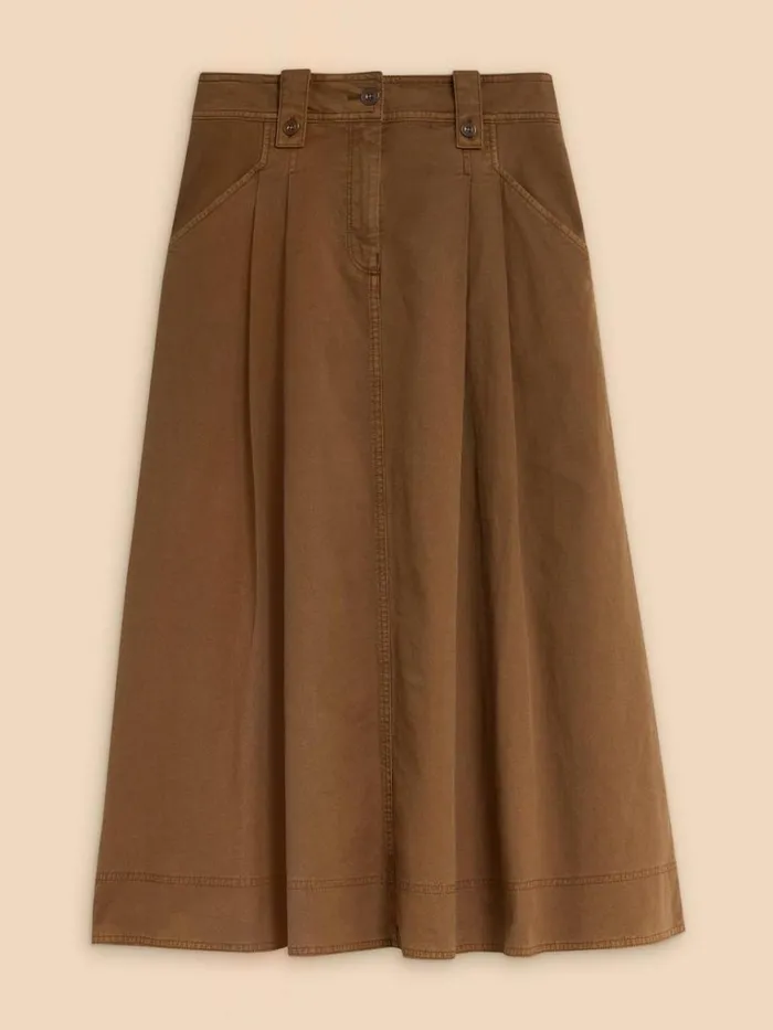 Women SKIRTS White Stuff Tara Chino Skirt Mid Tan Women SKIRTS White Stuff Tara Chino Skirt Mid Tan