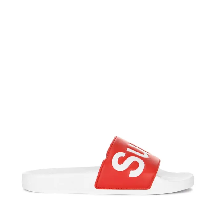 Women Slippers Unisex 1908 SLIDES POLYSOFT SLIDE WHITERED Superga Slippers