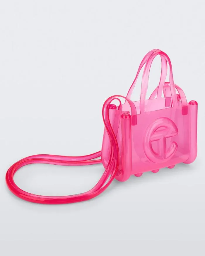 Women Small Jelly Shopper Pink Melissa Handbags