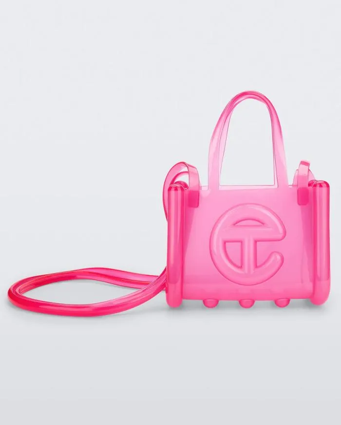 Women Small Jelly Shopper Pink Melissa Handbags