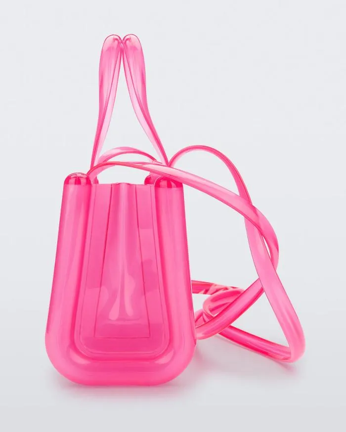 Women Small Jelly Shopper Pink Melissa Handbags