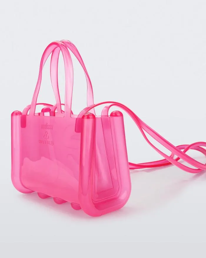 Women Small Jelly Shopper Pink Melissa Handbags