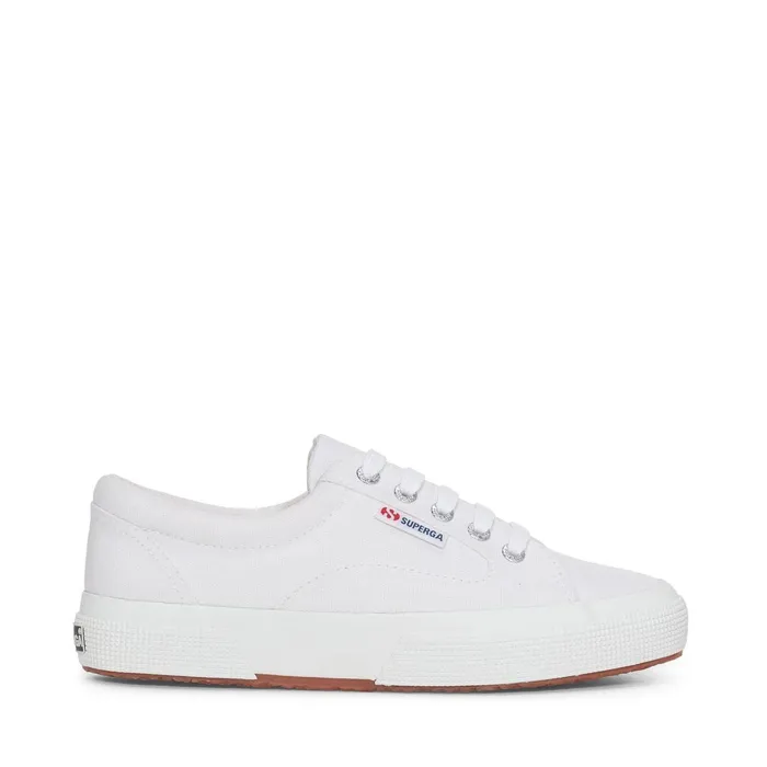 Women Sneakers Unisex 2750 BLOCKS Low Cut WHITE Superga Low Cut