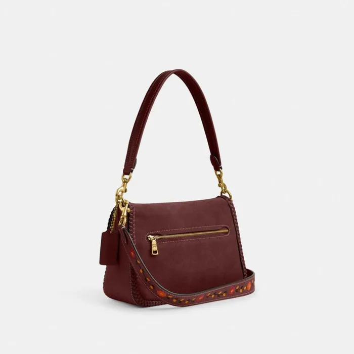Women Soft Tabby Shoulder Bag With Braid Brasswine Coach Shoulder Bags and Hobos Women Soft Tabby Shoulder Bag With Braid Brasswine Coach Shoulder Bags and Hobos