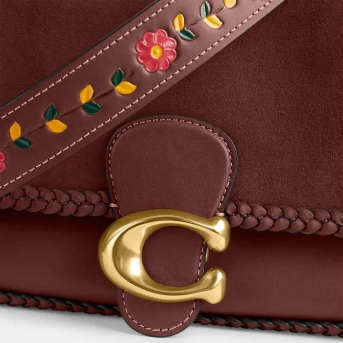 Women Soft Tabby Shoulder Bag With Braid Brasswine Coach Shoulder Bags and Hobos Women Soft Tabby Shoulder Bag With Braid Brasswine Coach Shoulder Bags and Hobos