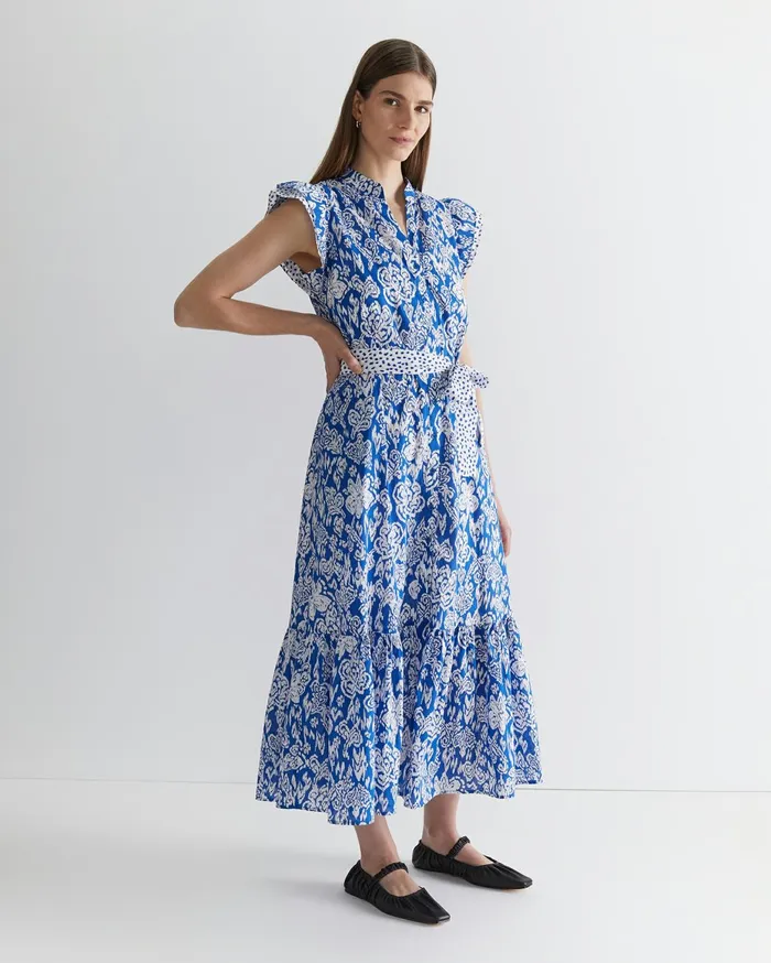 Women Sportscraft Dresses Sia Flounce Midi Dress Multi