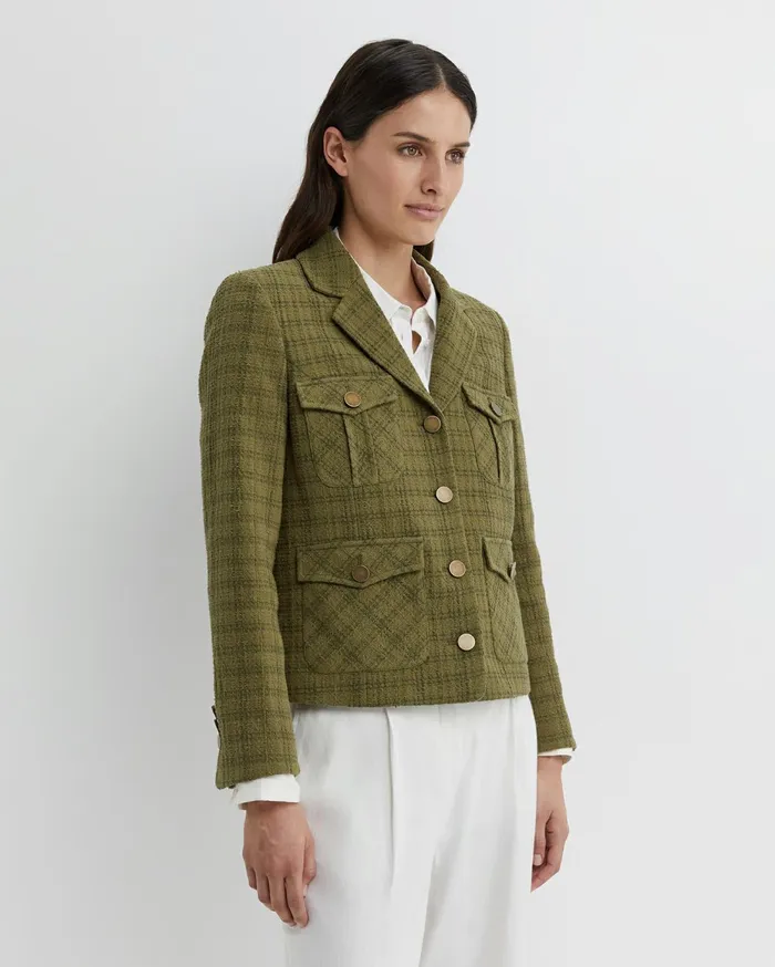 Women Sportscraft Jackets and Vests Elena Lady Jacket Khaki