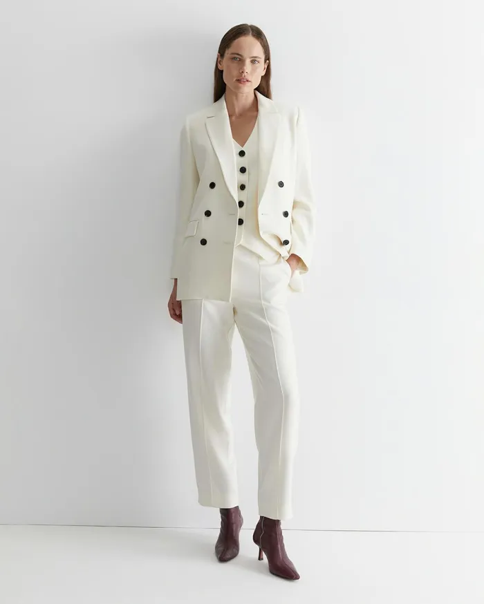 Women Sportscraft Jackets and Vests Frankie Twill Coat Winter White