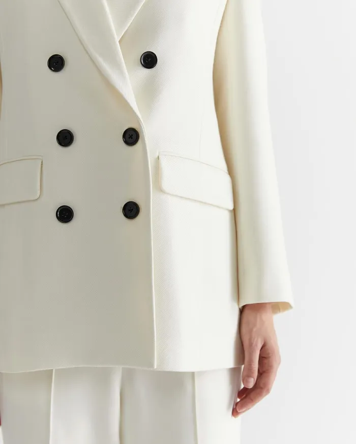 Women Sportscraft Jackets and Vests Frankie Twill Coat Winter White