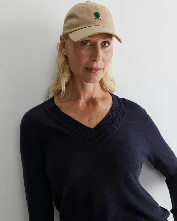 Women Sportscraft Knits and Cardigans Laurina Vneck Sweater Navy