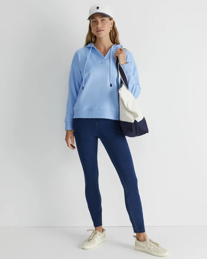 Women Sportscraft Knits and Cardigans SC Hoodie Pale Blue