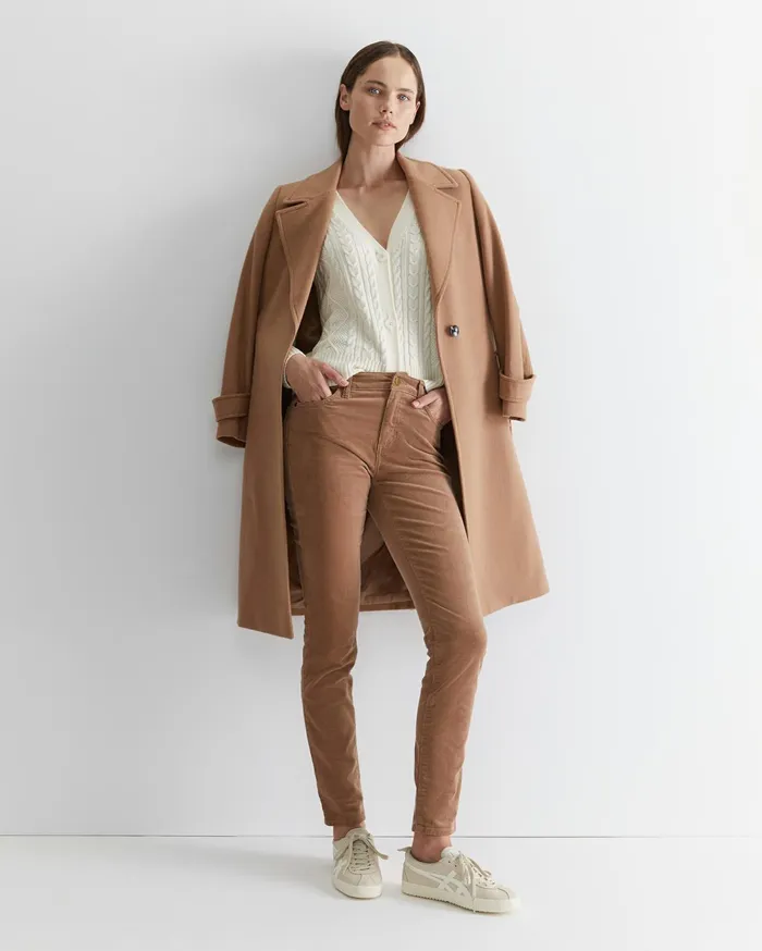 Women Sportscraft Pants Cleo Cord Jean Camel