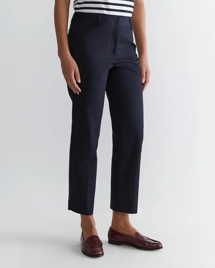 Women Sportscraft Pants Evie Straight Capri Pant Classic Navy