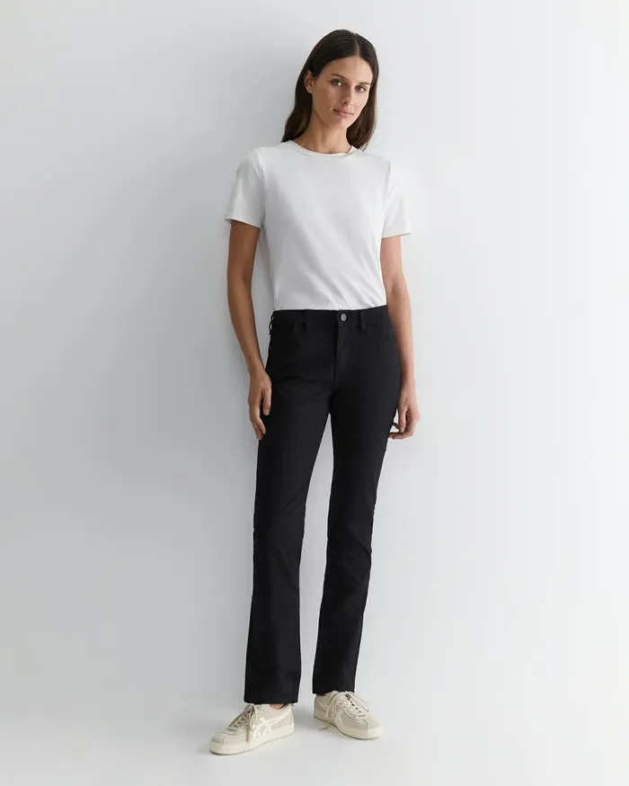 Women Sportscraft Pants Simone Straight Jean Black
