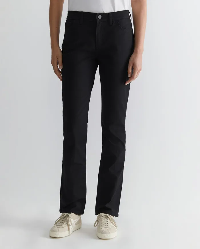Women Sportscraft Pants Simone Straight Jean Black