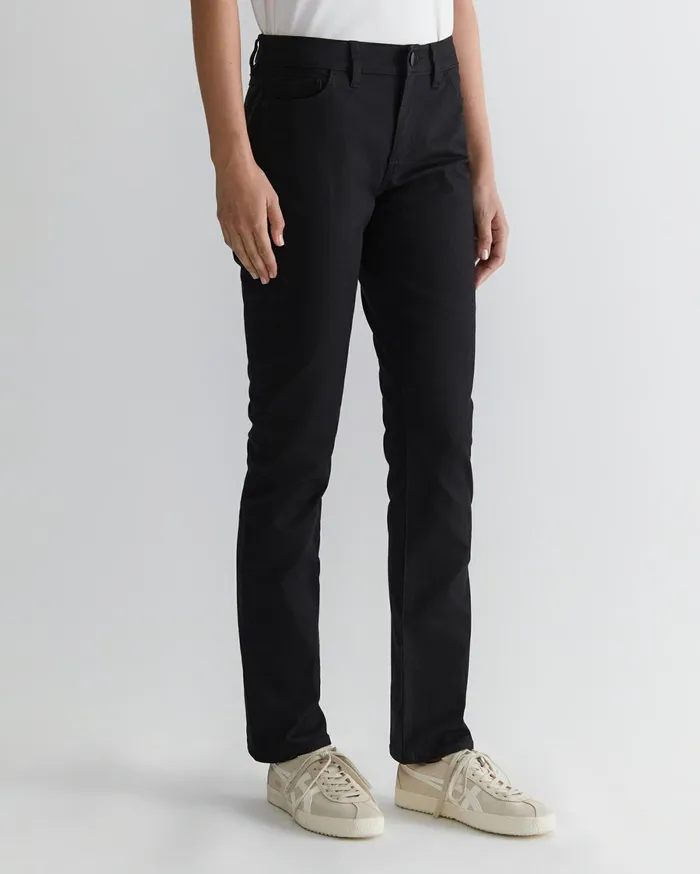 Women Sportscraft Pants Simone Straight Jean Black