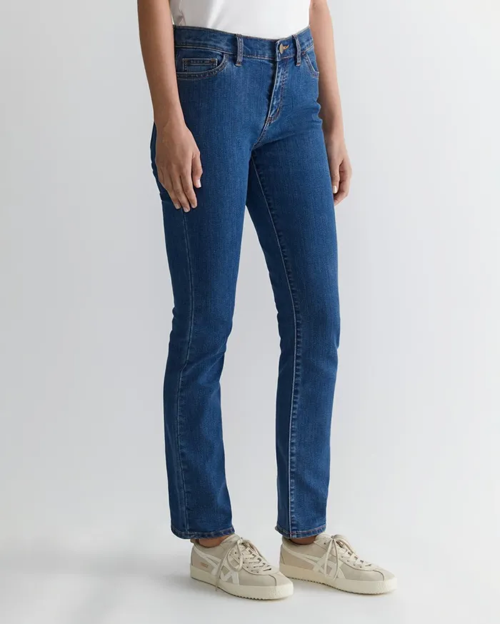 Women Sportscraft Pants Simone Straight Jean Blue Wash