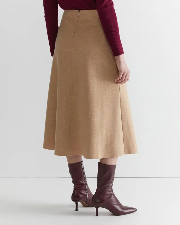 Women Sportscraft Skirts Kendra Wool Skirt Tan