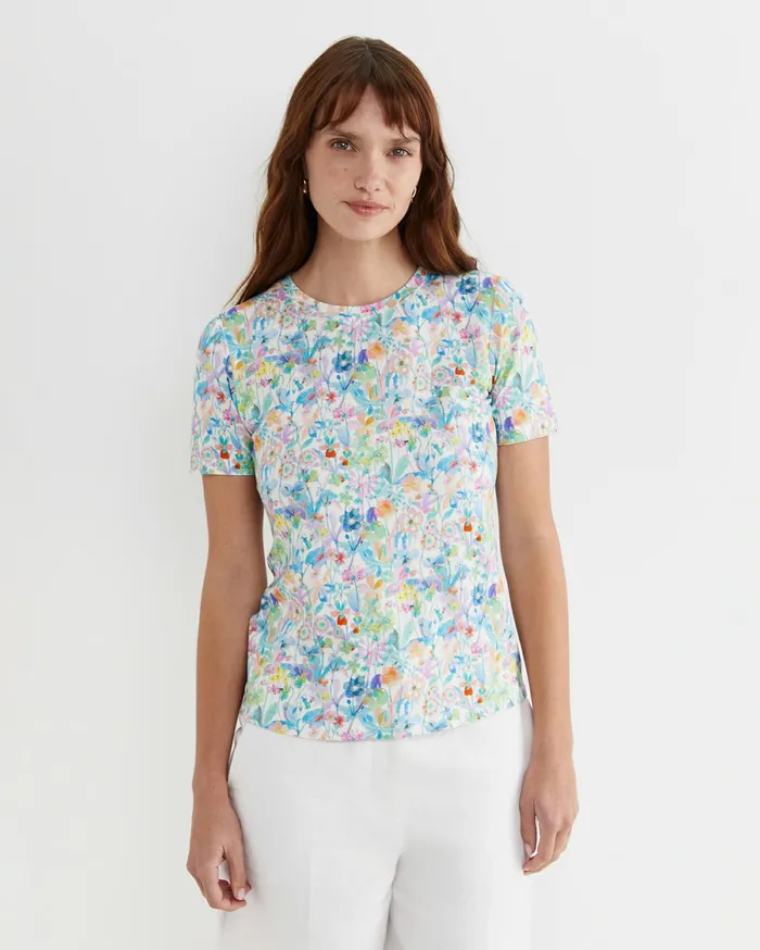 Women Sportscraft Tops and Tees Proposal Short Sleeve Liberty Tee Multi