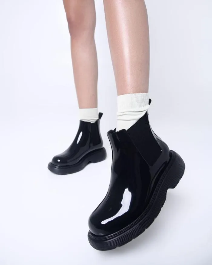 Women Step Black Melissa Boots