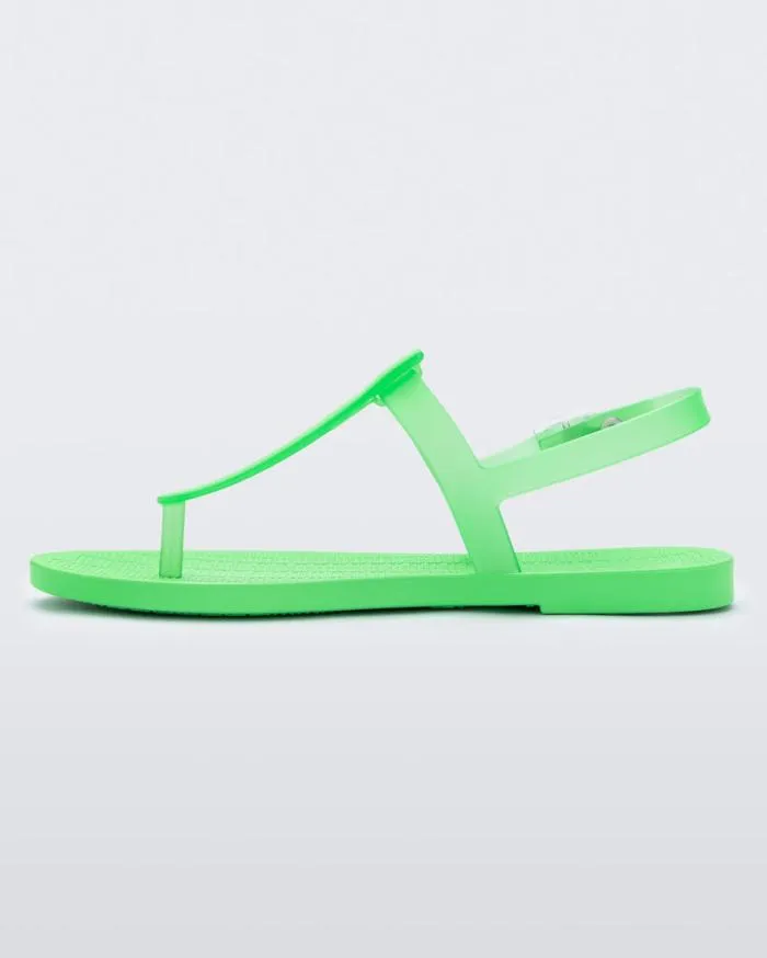 Women Sun Ventura Lime Green Melissa Sandals