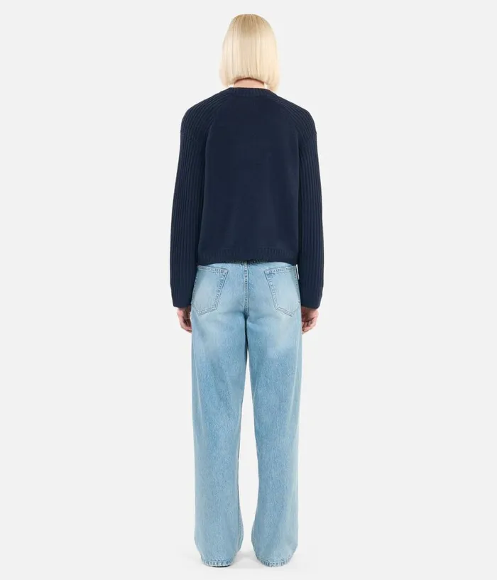 Women Sweaters THE KOOPLES Navy Blue Wool Cardigan Women Sweaters THE KOOPLES Navy Blue Wool Cardigan