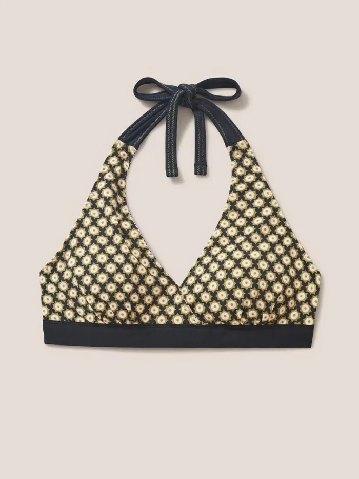Women SWIMWEAR White Stuff Sunshine Reversible Bikini Top Black Multi Women SWIMWEAR White Stuff Sunshine Reversible Bikini Top Black Multi