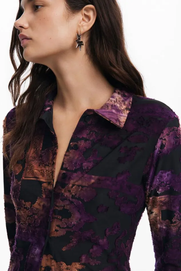 Women Tshirts Desigual Faded Shirt
