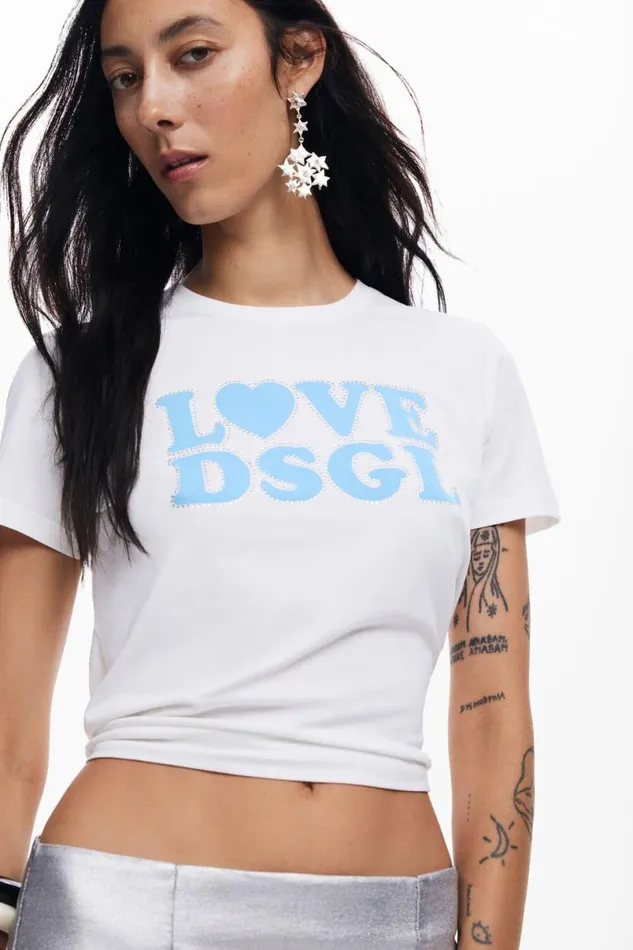 Women Tshirts Desigual Love Desigual Tshirt