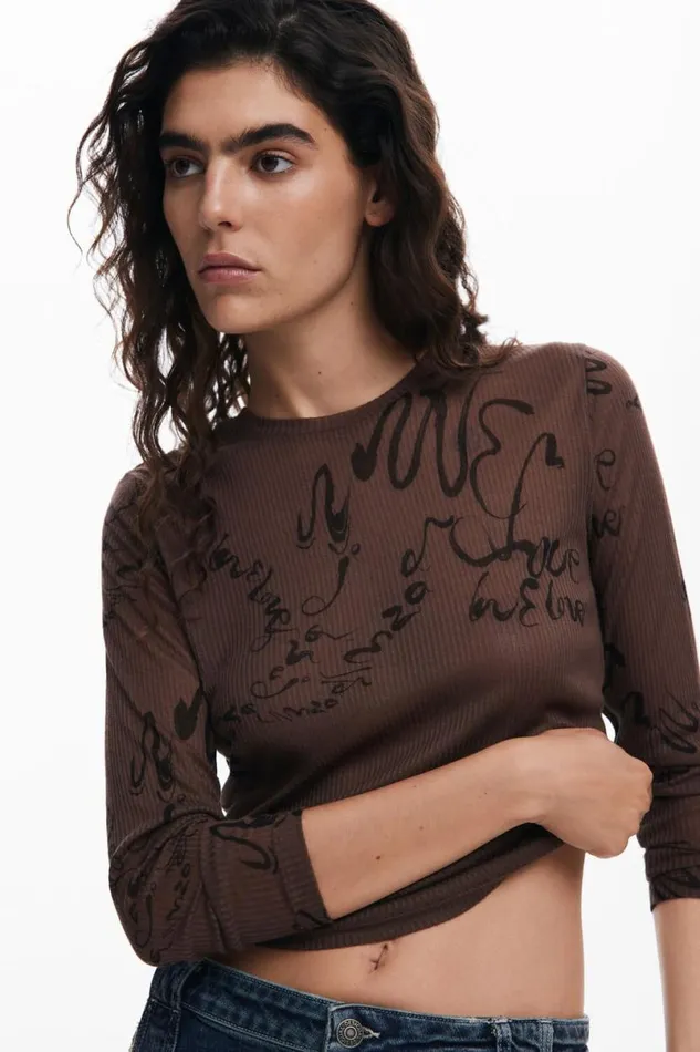 Women Tshirts Desigual Love Tshirt Women Tshirts Desigual Love Tshirt