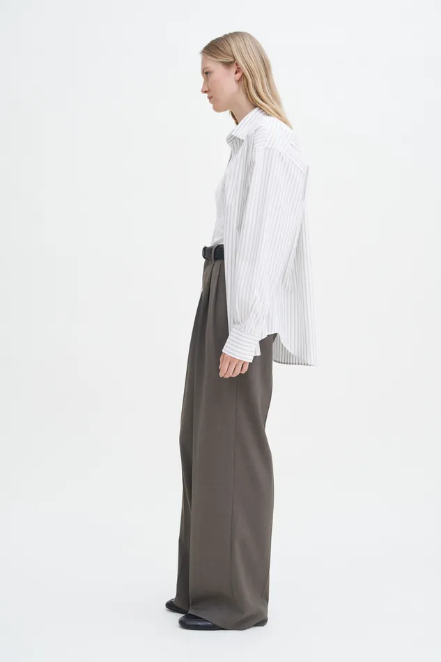 Women Tailoring filippak Darcey Wool Trousers Driftwood