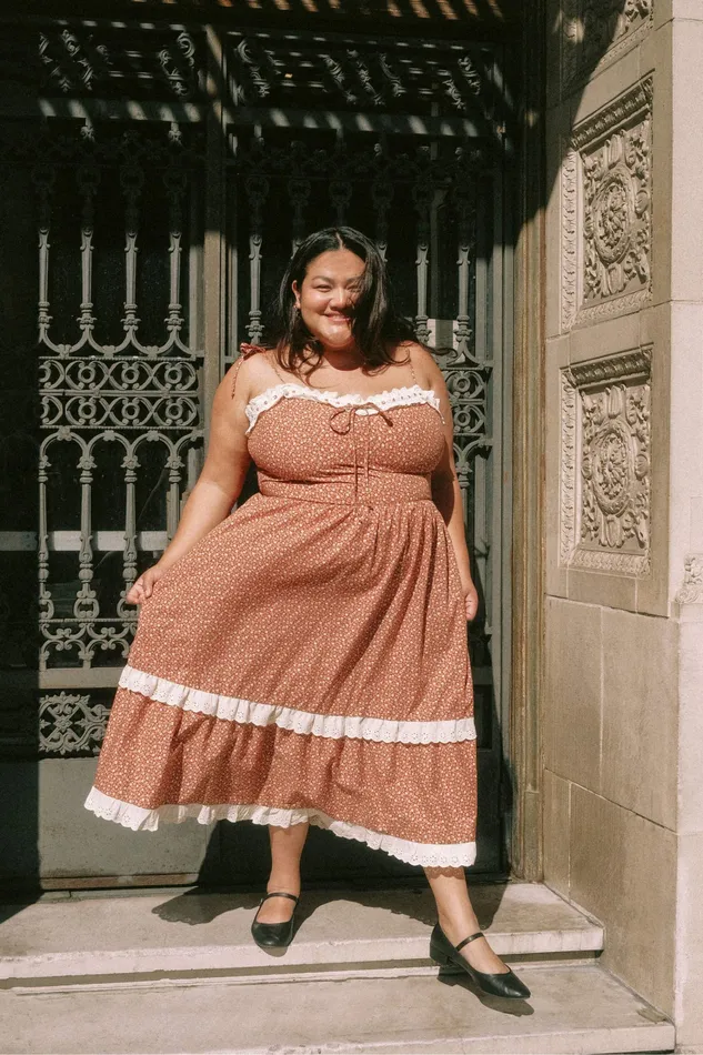 Women The Emma Dress Extended Rooibos Harvest Extended Sizing Christy Dawn