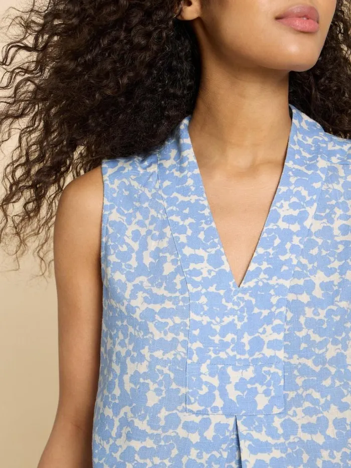 Women TOPS and TEES White Stuff CELIA SHIRT Blue Print Women TOPS and TEES White Stuff CELIA SHIRT Blue Print