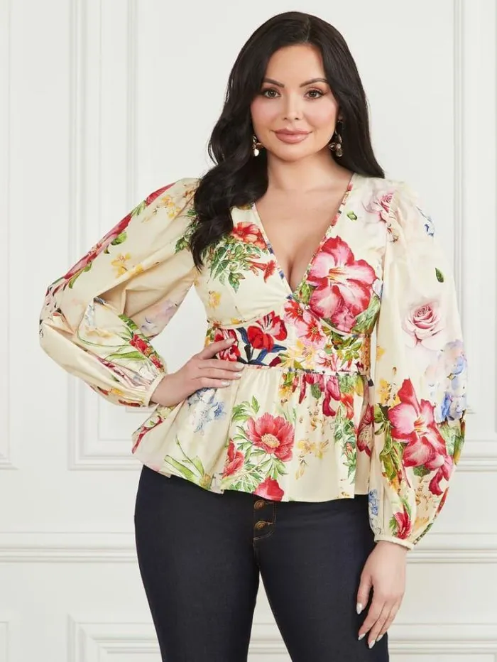 Women Tops And Sweaters Marciano Mira Top Glorious Garden Ao
