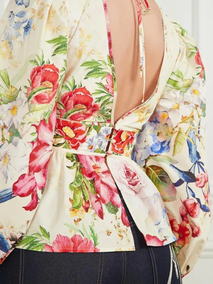 Women Tops And Sweaters Marciano Mira Top Glorious Garden Ao Women Tops And Sweaters Marciano Mira Top Glorious Garden Ao