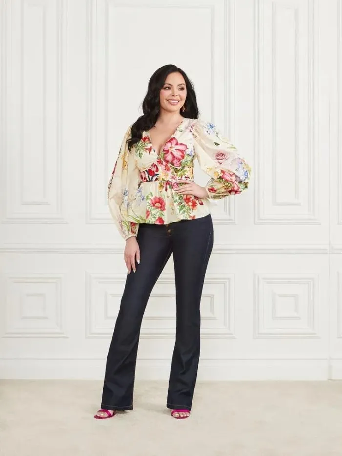 Women Tops And Sweaters Marciano Mira Top Glorious Garden Ao Women Tops And Sweaters Marciano Mira Top Glorious Garden Ao