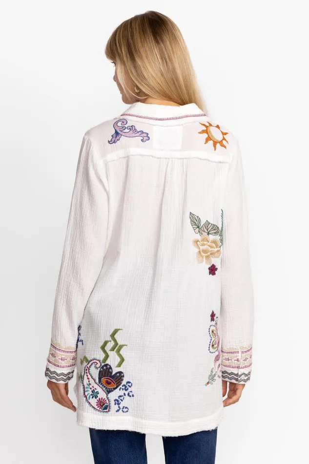 Women Tops Johnny Was LEYVA TUNIC Natural Women Tops Johnny Was LEYVA TUNIC Natural
