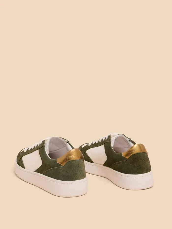 Women TRAINERS White Stuff Dahlia Leather Trainer Green Multi Women TRAINERS White Stuff Dahlia Leather Trainer Green Multi